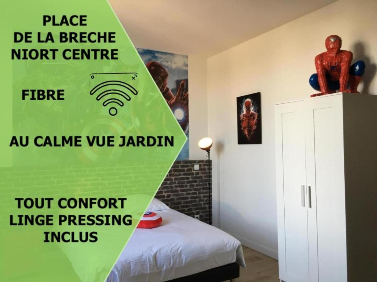 Le Marvel Centre La Breche Wifi Vue Jardin Daire Niort Dış mekan fotoğraf